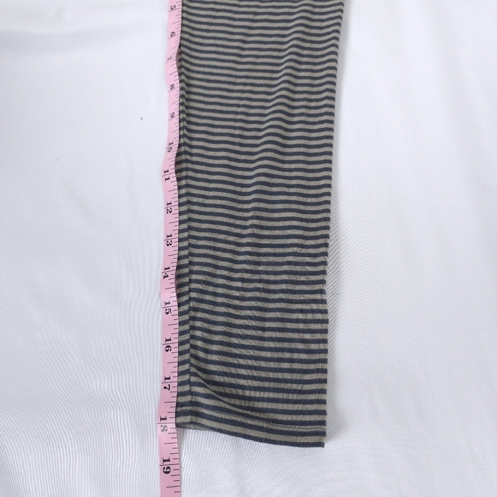 Soft Surroundings Long Sleeve Navy Stripe Dress S - Picture 7 of 9